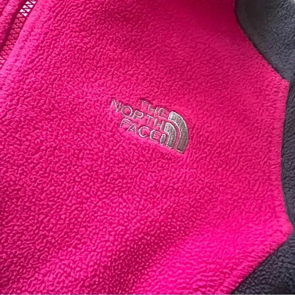{The Northface} Pink and Gray zip up fleece jacket - Picture 9 of 9